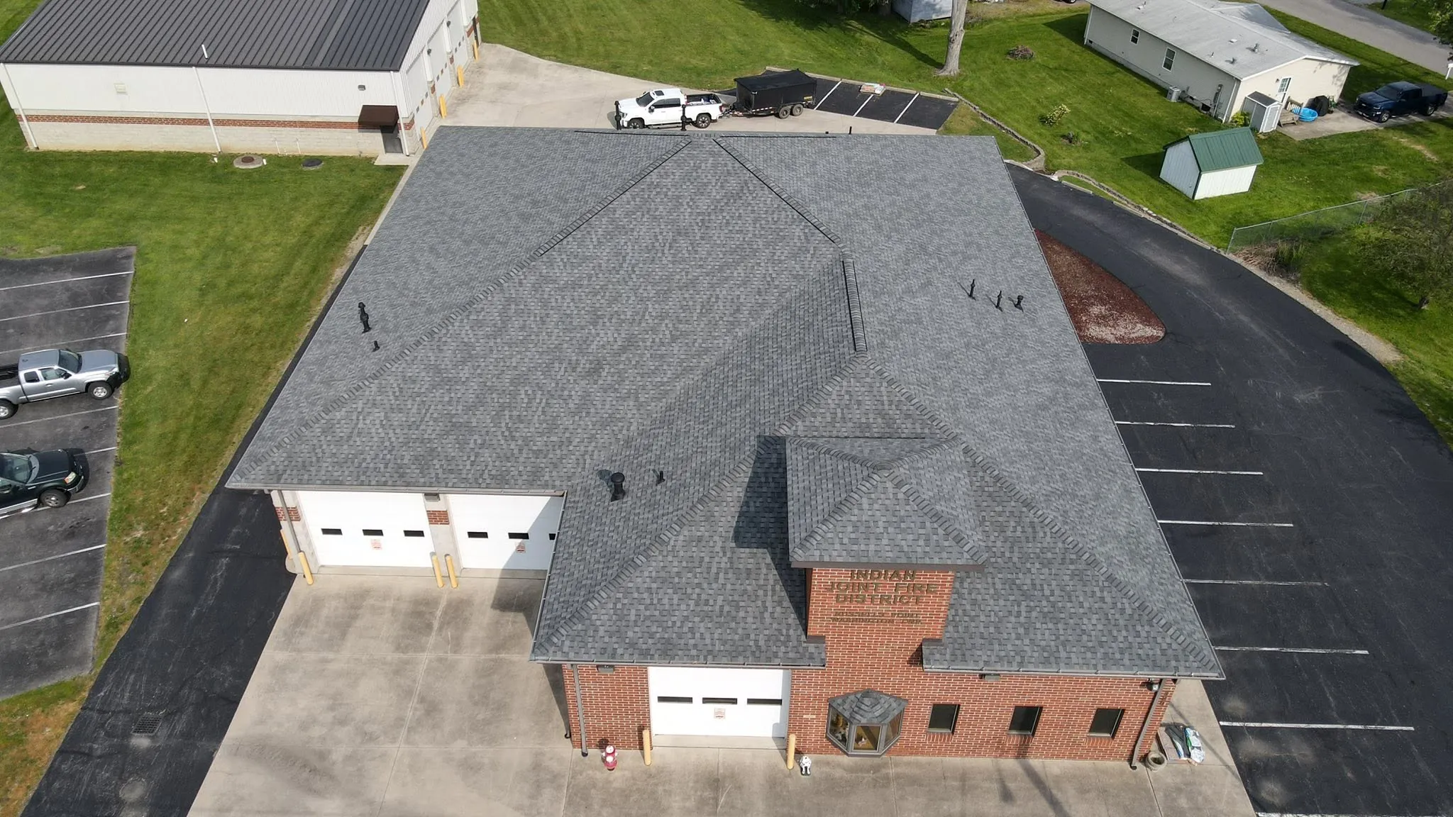 Commercial roofing project in Logan County, Ohio