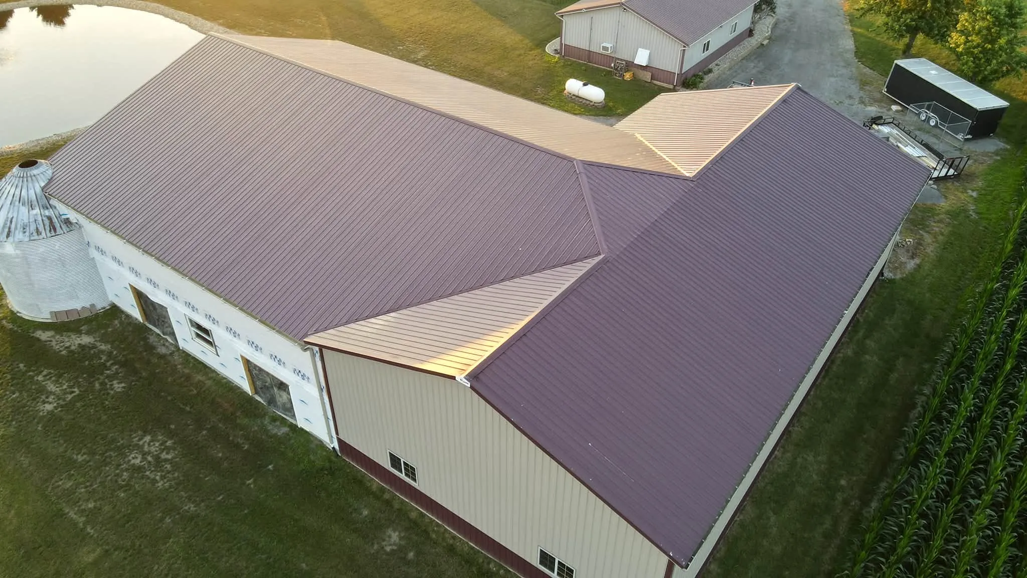 Pole barn construction in Logan County, Ohio