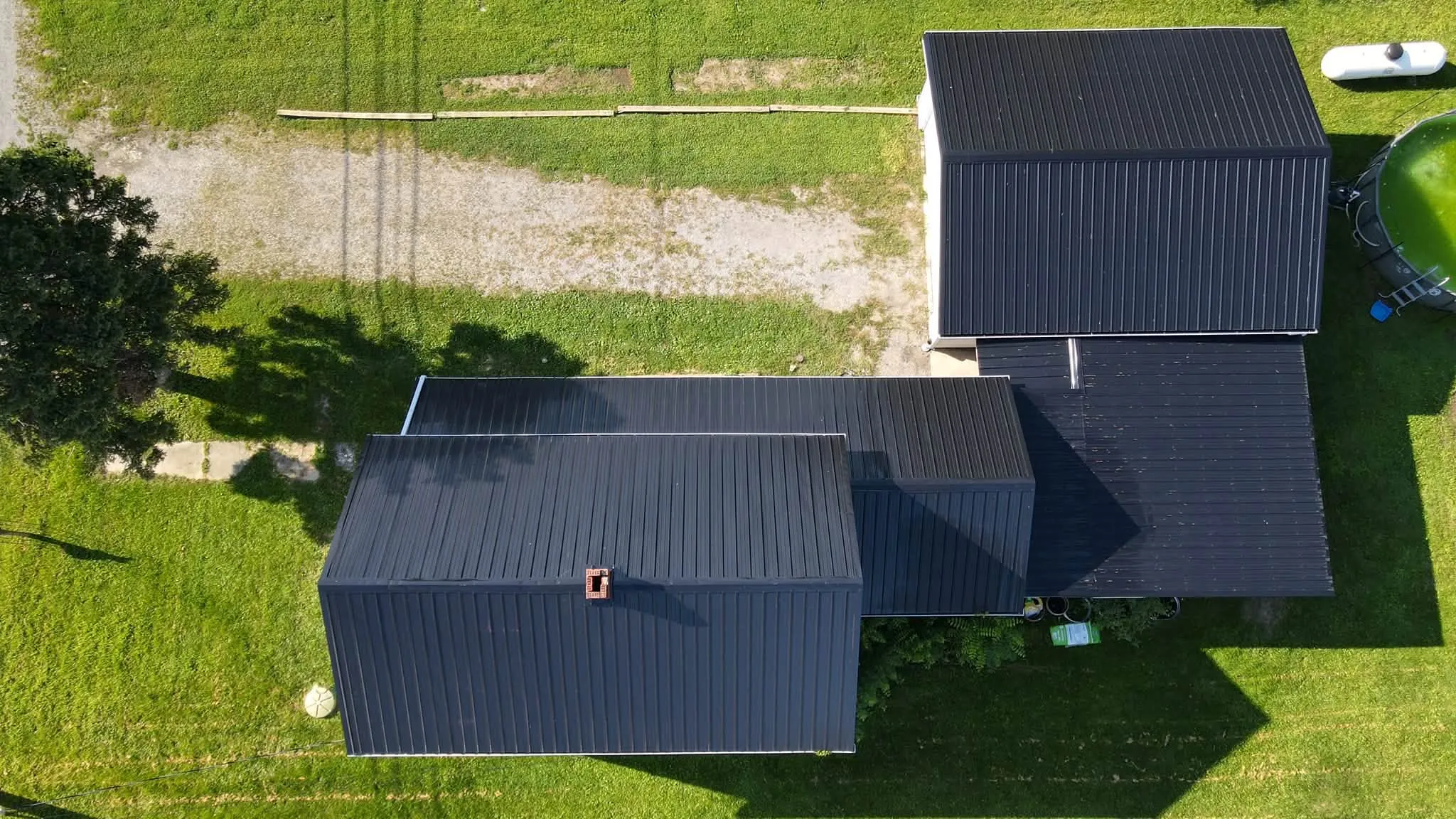 New standing-seam metal roof in Logan County, Ohio