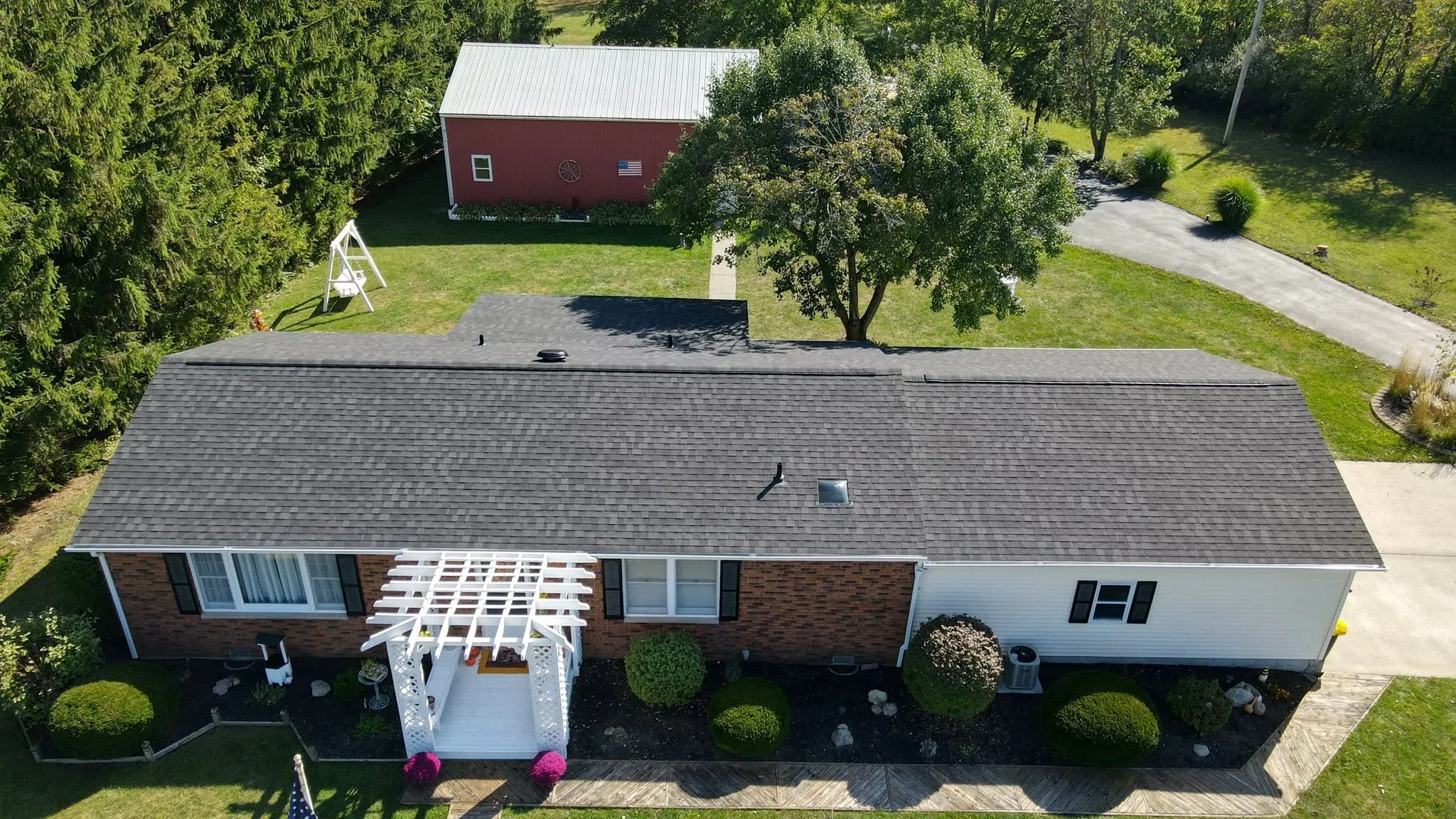 New architectural shingle roof in Logan County, Ohio