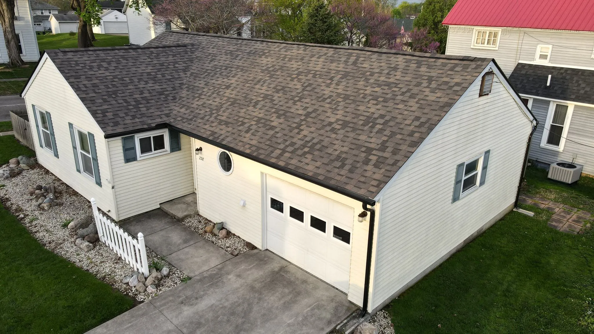 New architectural shingle roof in Logan County, Ohio