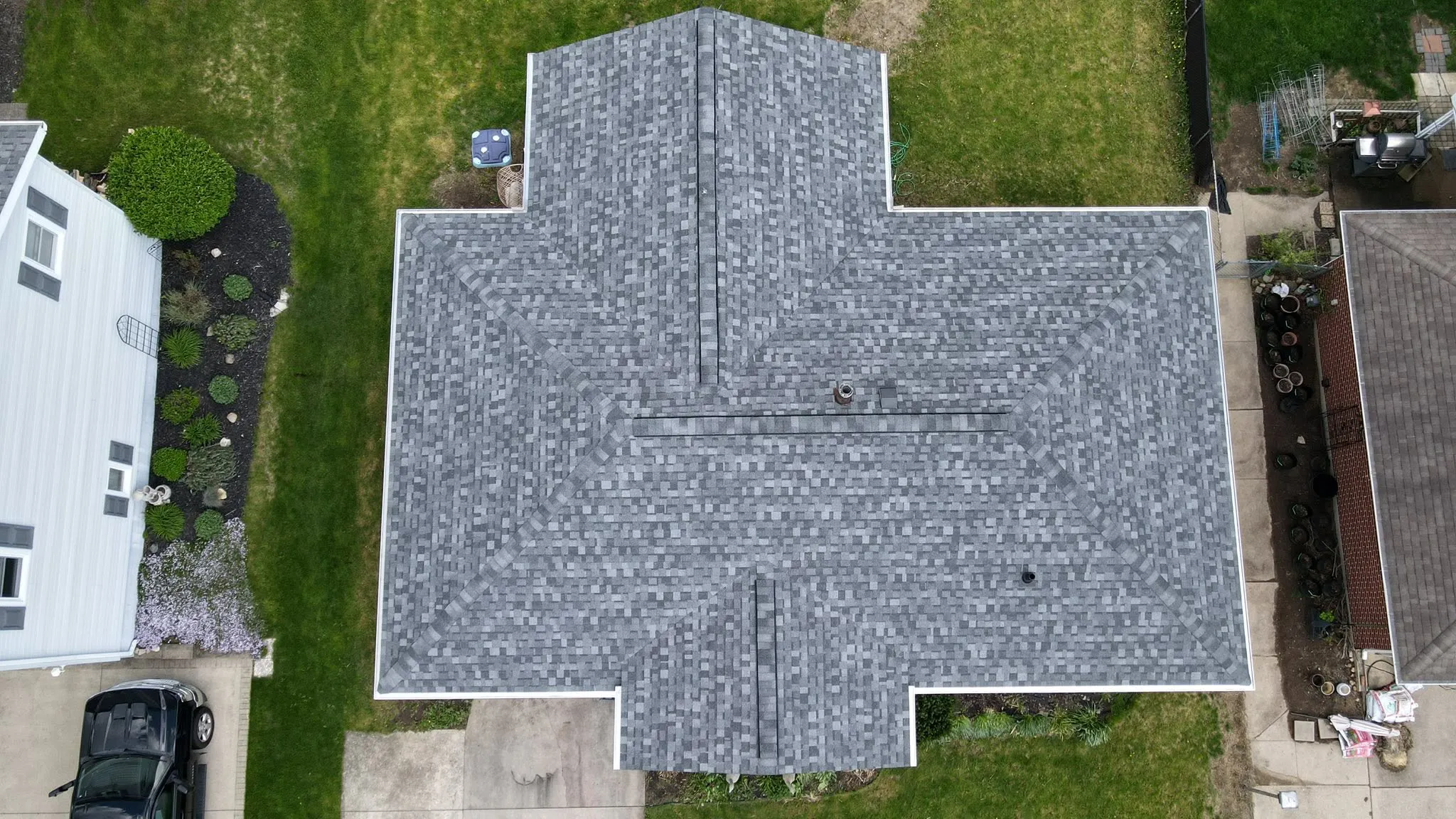 New architectural shingle roof in Logan County, Ohio