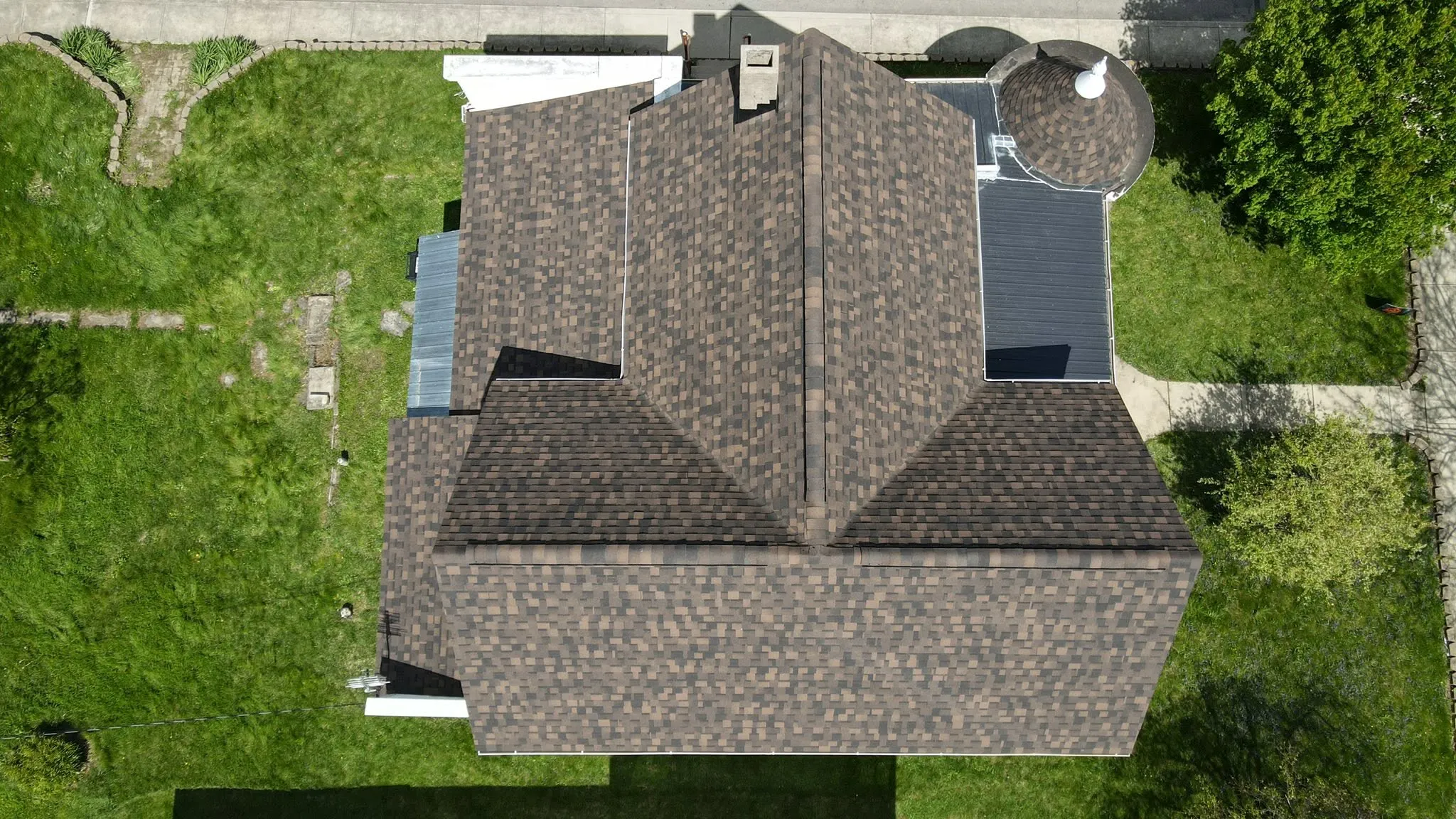 New architectural shingle roof in Logan County, Ohio