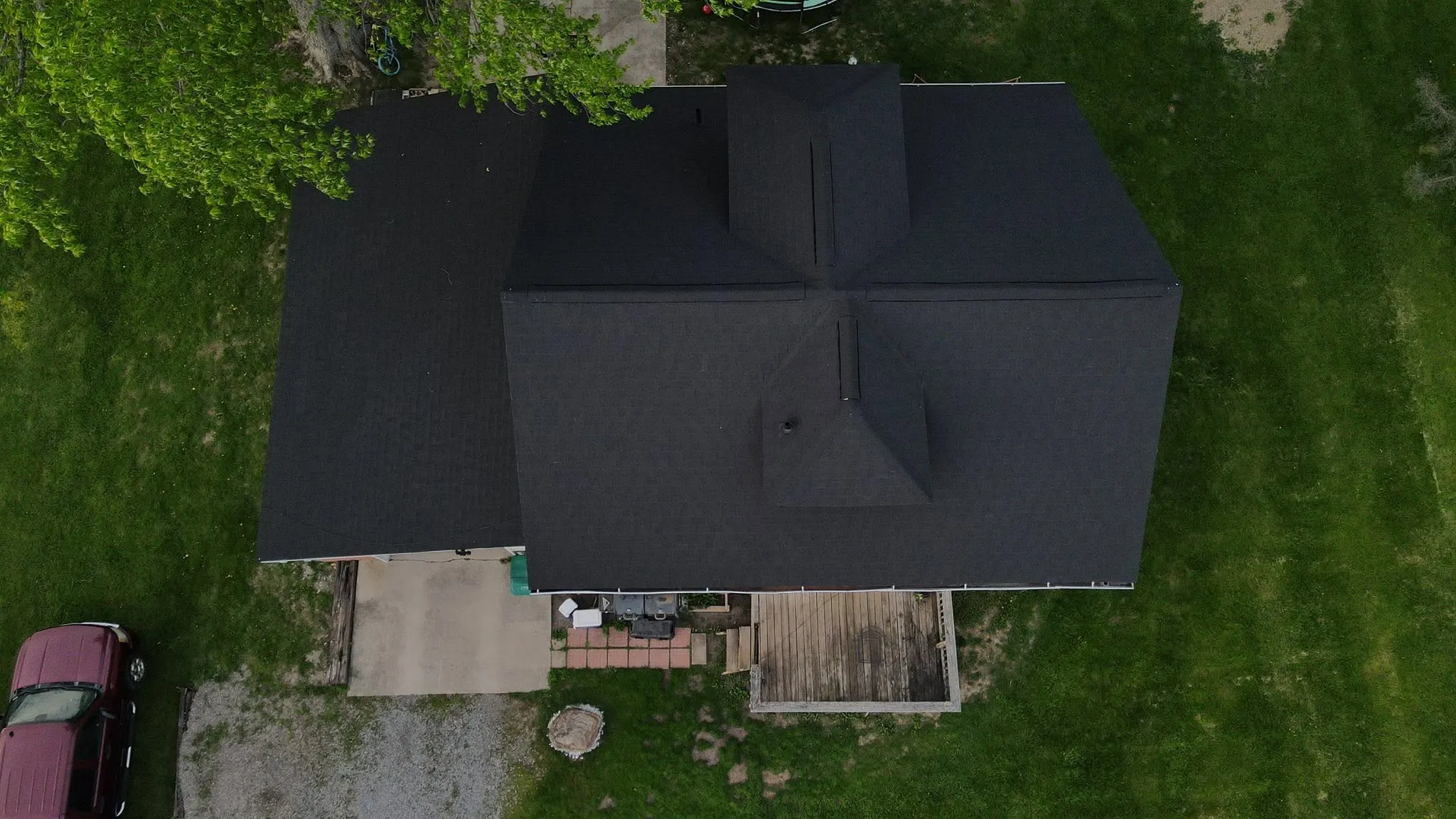 New architectural shingle roof in Logan County, Ohio