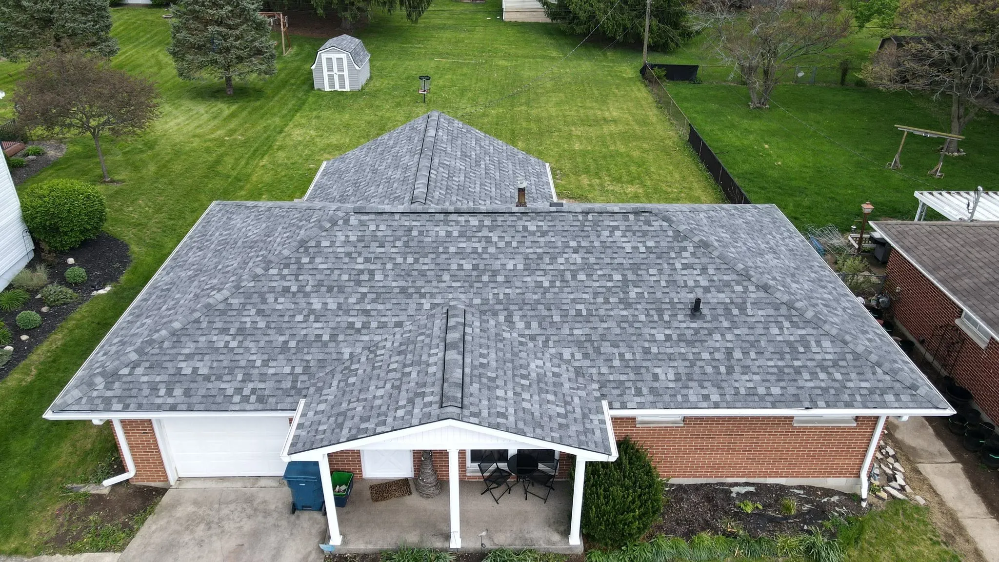 New architectural shingle roof in Logan County, Ohio