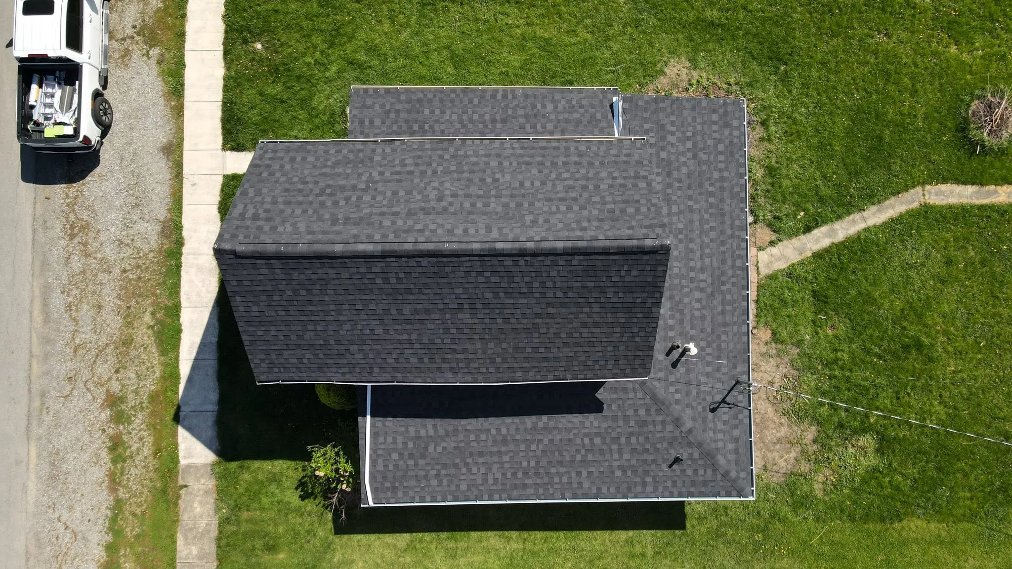 New architectural shingle roof in Logan County, Ohio