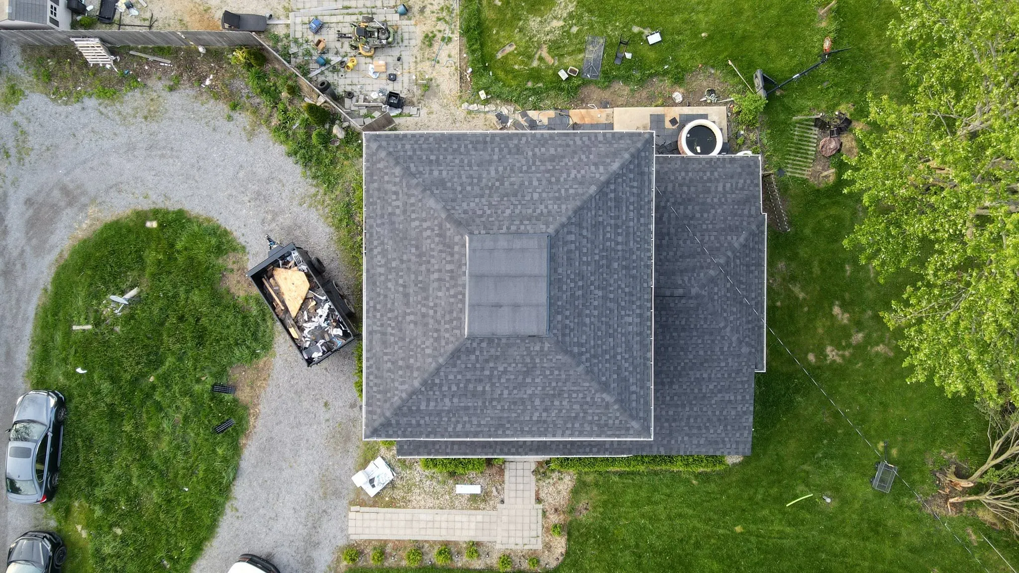 New architectural shingle roof in Logan County, Ohio