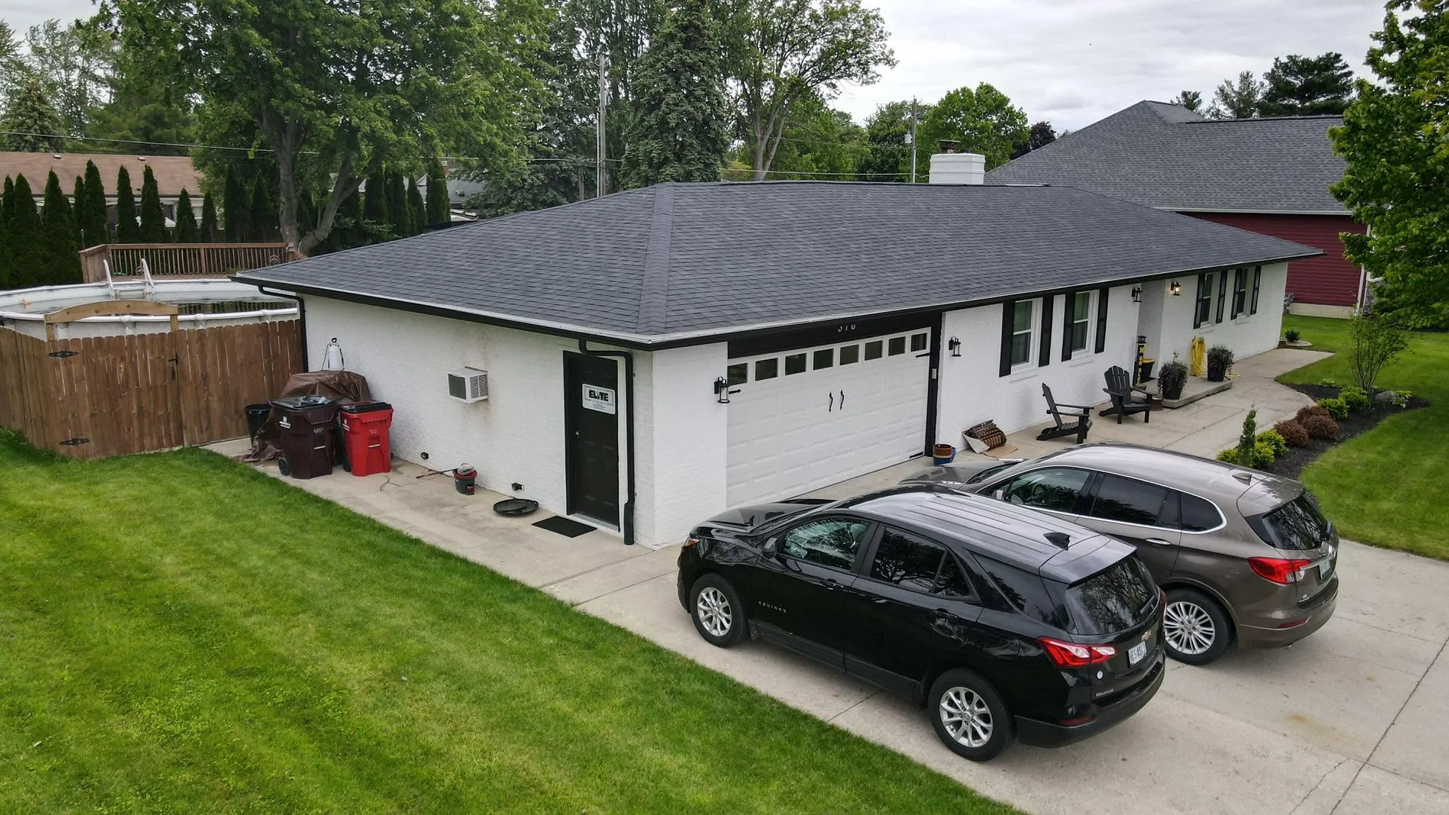 New architectural shingle roof in Logan County, Ohio