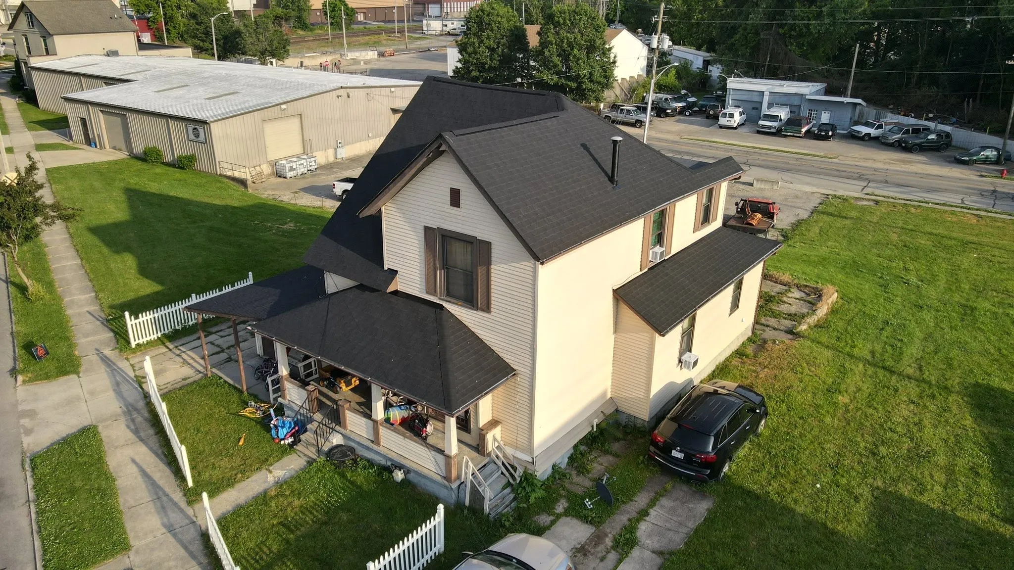 New architectural shingle roof in Logan County, Ohio