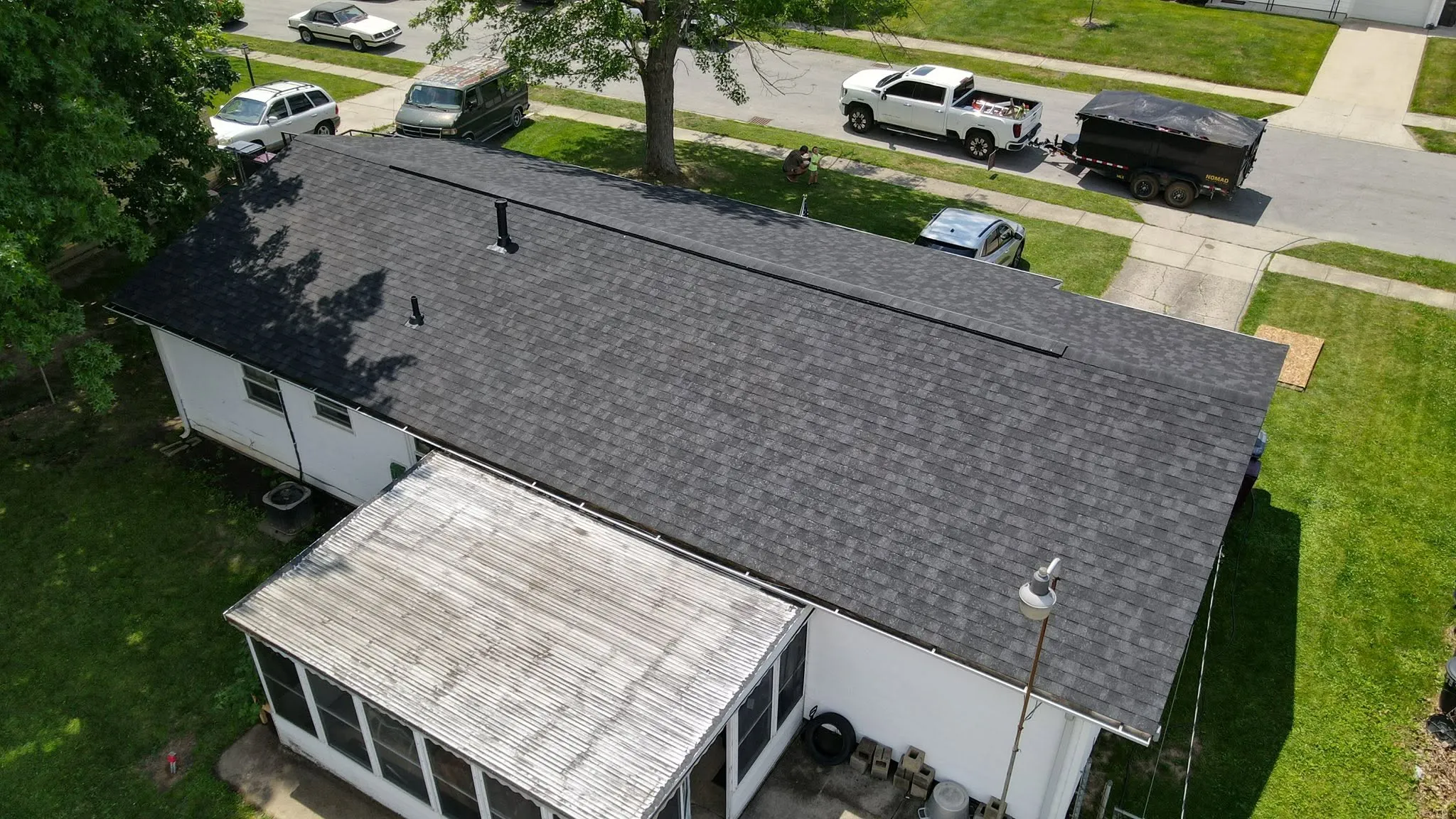 New architectural shingle roof in Logan County, Ohio