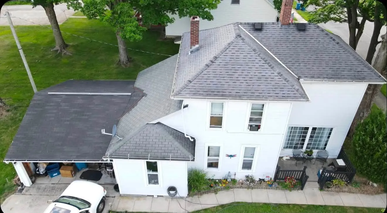 New architectural shingle roof in Logan County, Ohio