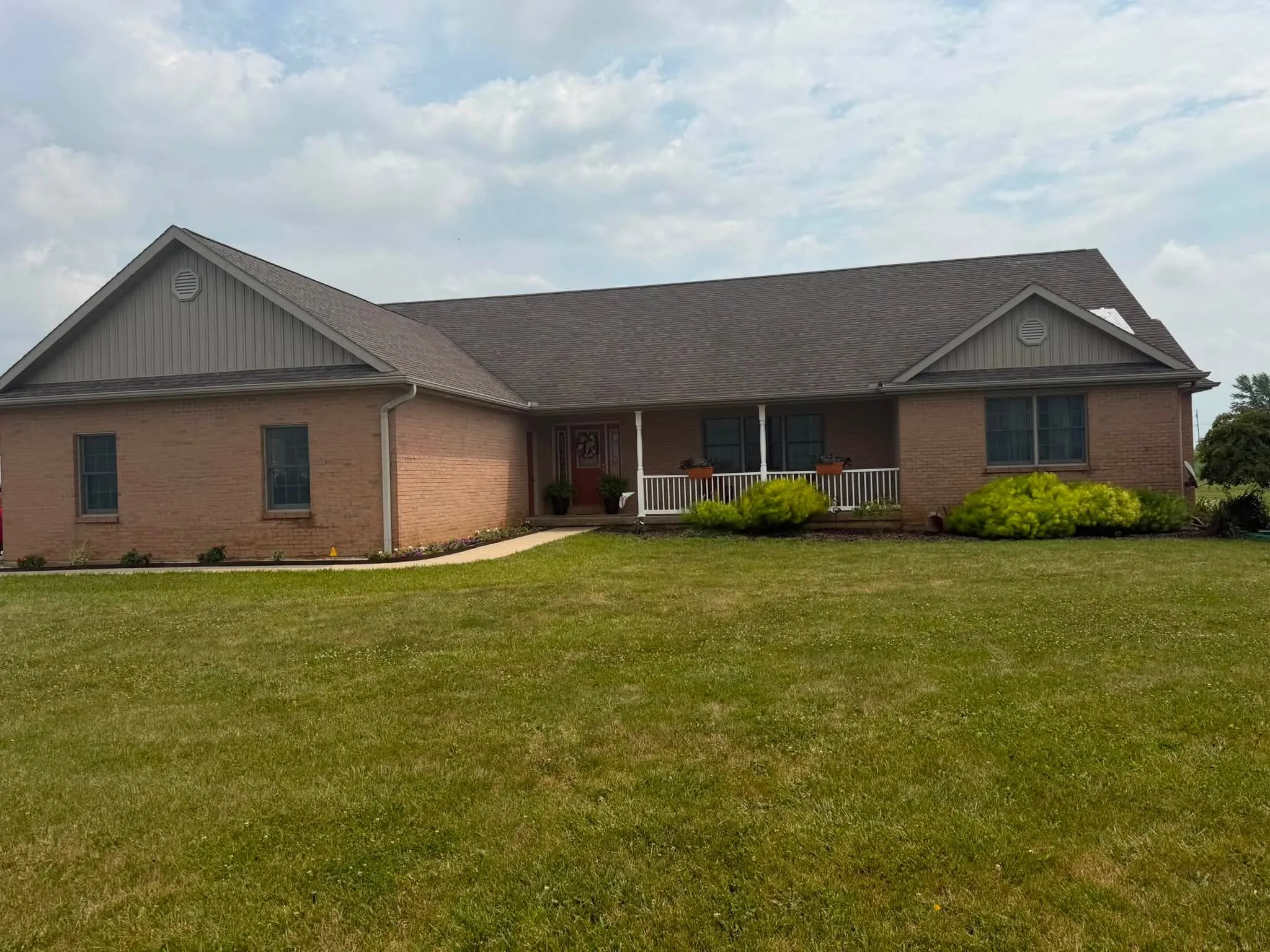 New architectural shingle roof in Logan County, Ohio