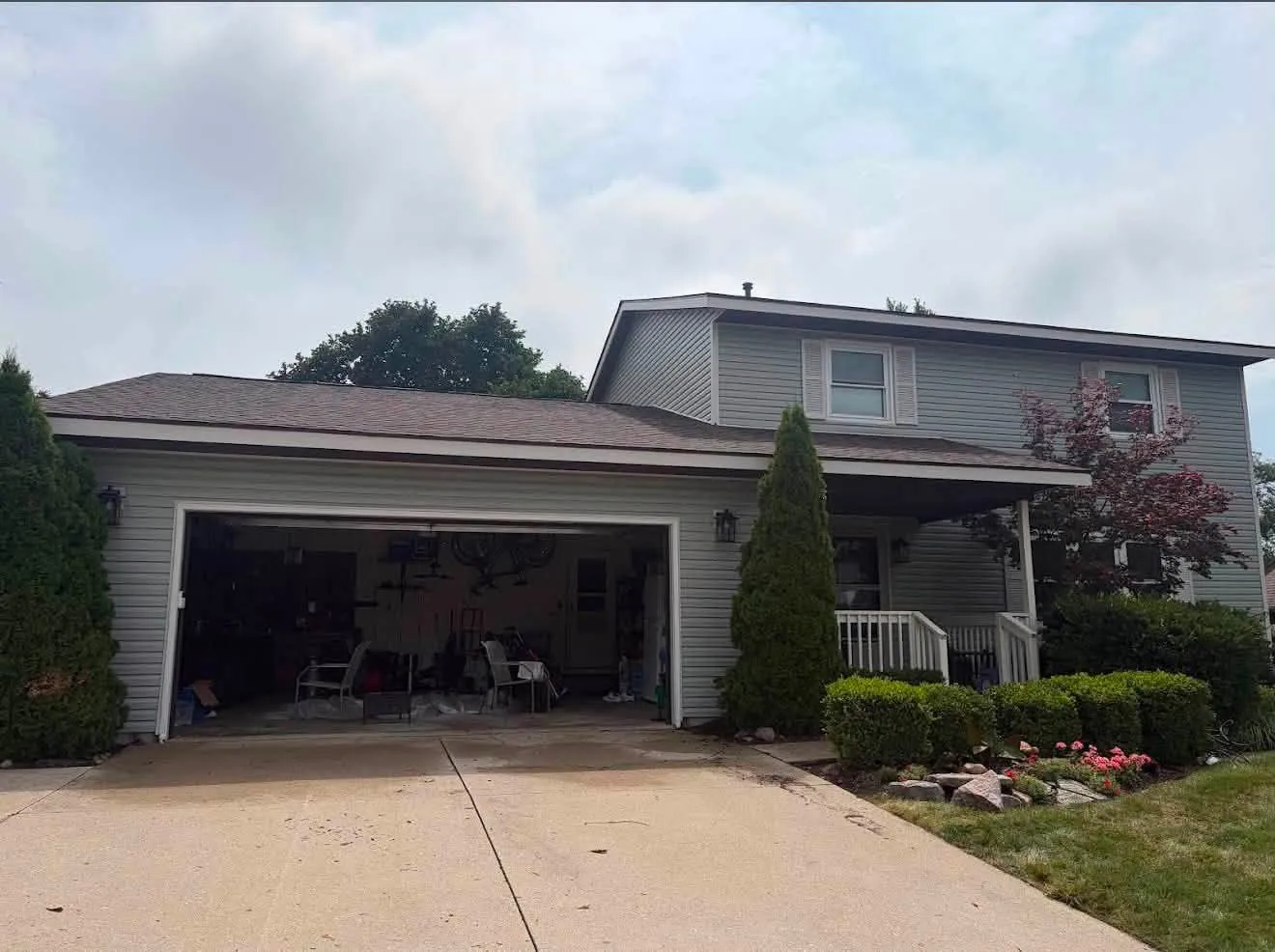 New architectural shingle roof in Logan County, Ohio