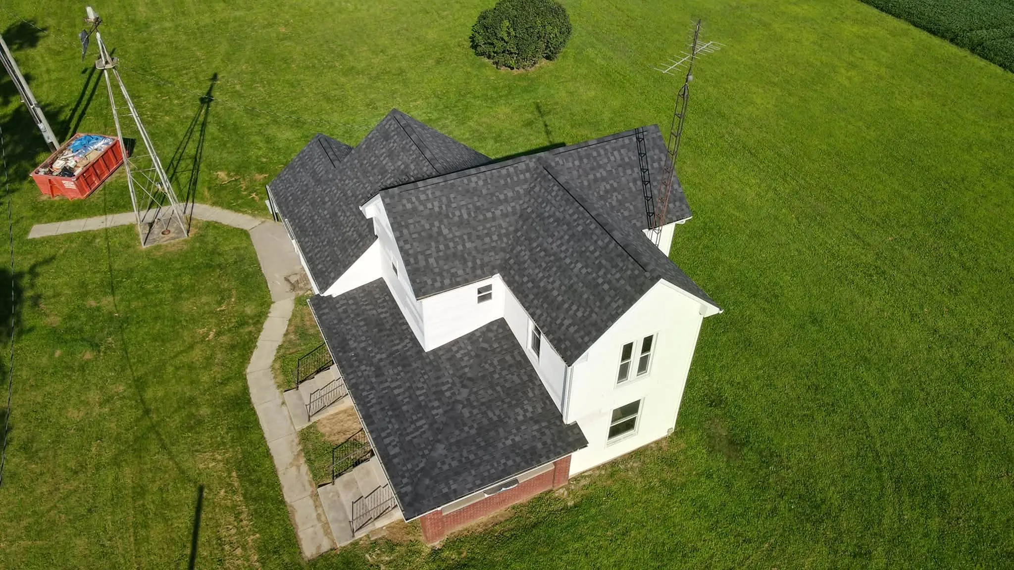 New architectural shingle roof in Logan County, Ohio